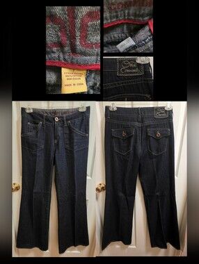 Vintage 1990's One Community Flare Jeans — Mid-Rise Wide Leg